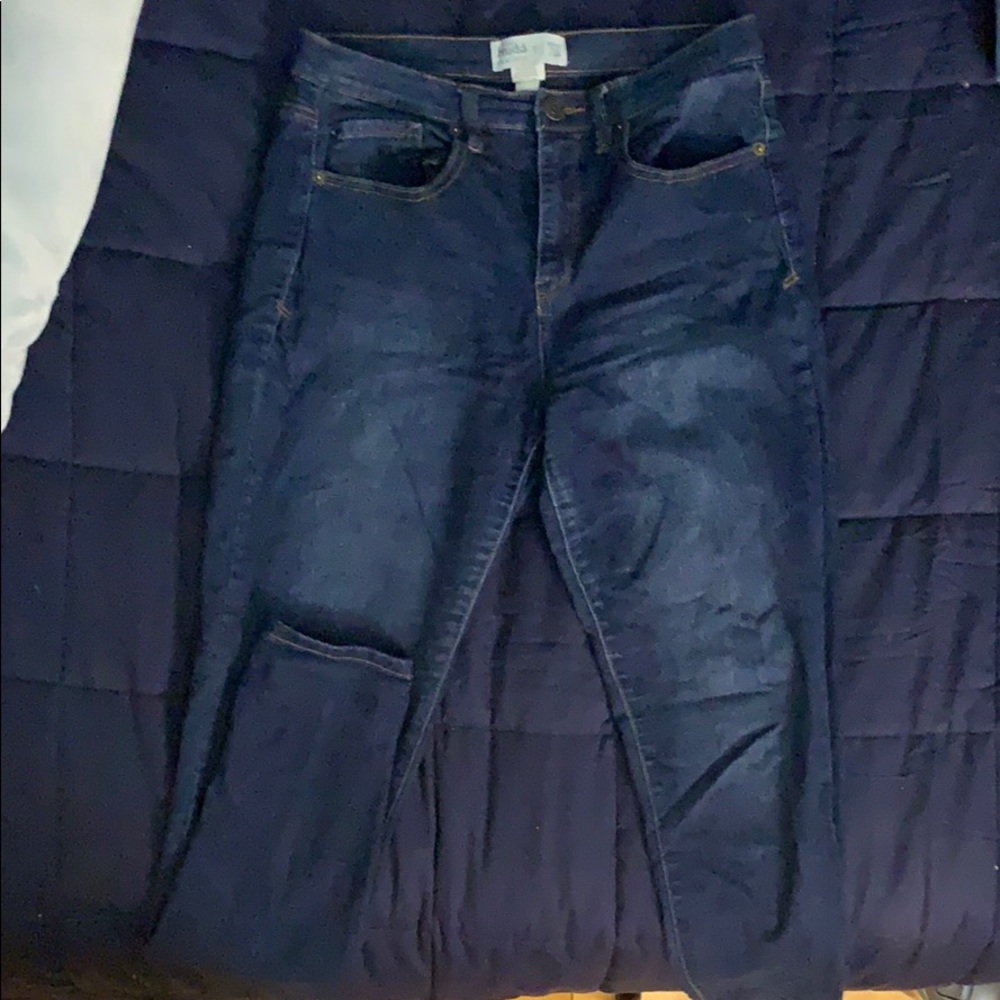 High-Rise Dark Wash Jeggings